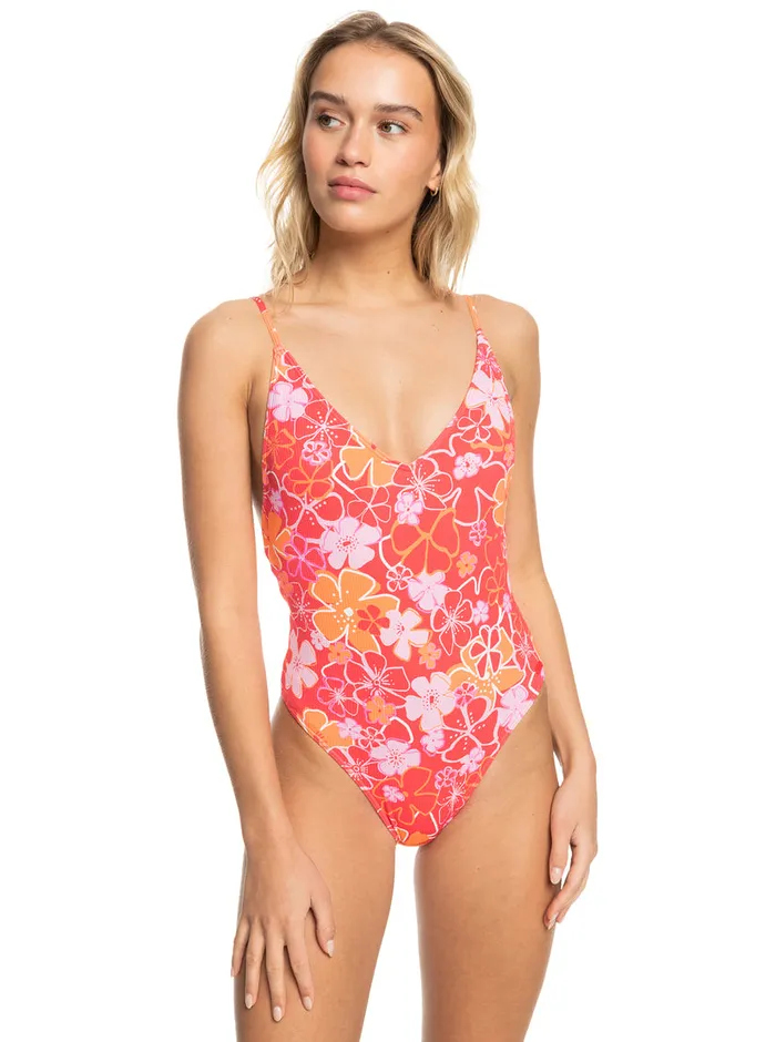 Roxy One Pieces Meadow Flowers OnePiece Swimsuit Bittersweet Meadow Flowers 8211 Womens