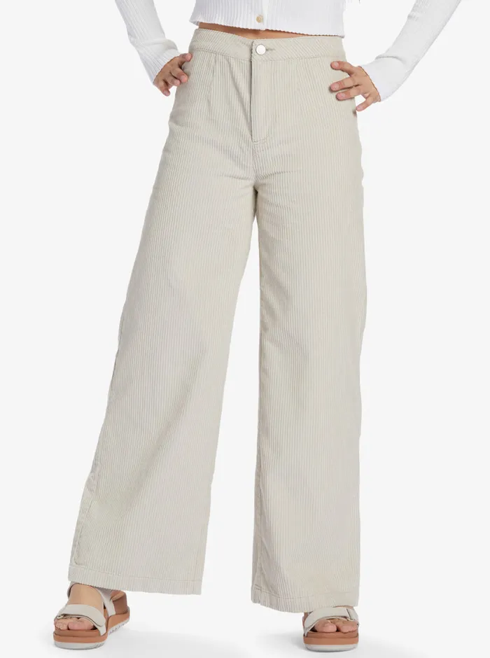 Roxy Pants and Jeans Chloe Kim Corduroy Pants Pelican 8211 Womens