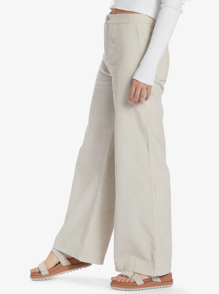 Roxy Pants and Jeans Chloe Kim Corduroy Pants Pelican 8211 Womens