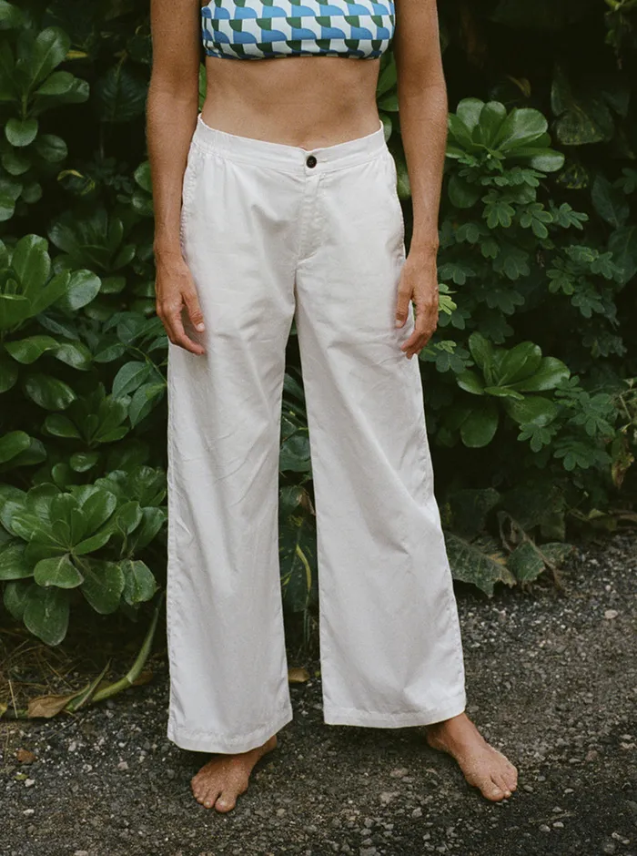 Roxy Pants and Jeans Comfy Palazzo Pants Blanc De Blanc 8211 Womens