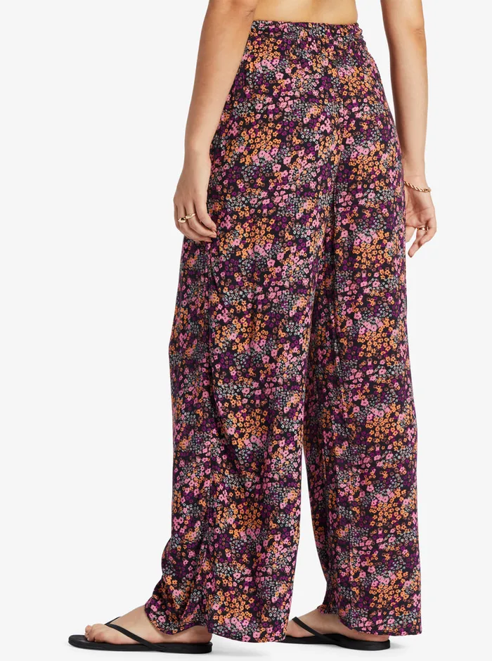 Roxy Pants and Jeans Forever And A Day Lightweight Pants Anthracite Floral Daze 8211 Womens