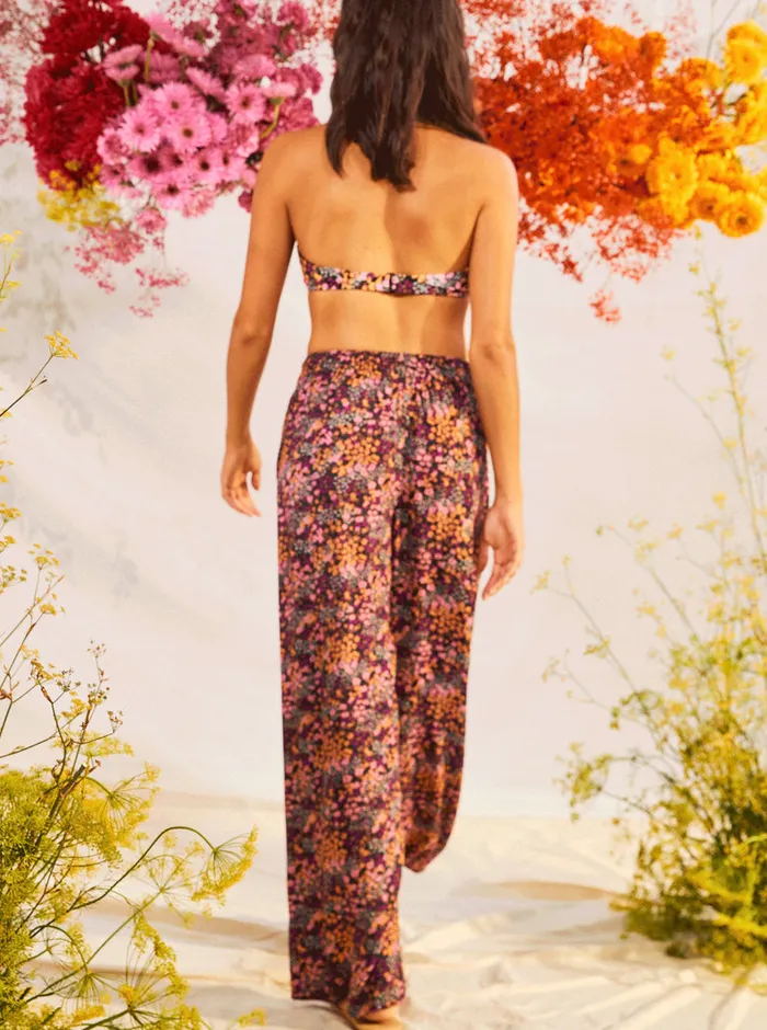 Roxy Pants and Jeans Forever And A Day Lightweight Pants Anthracite Floral Daze 8211 Womens