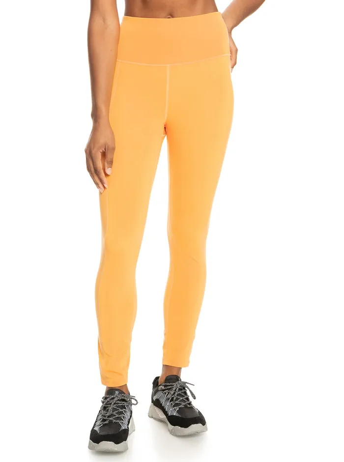 Roxy Pants and Jeans Heart Into It Technical Leggings Mock Orange 8211 Womens Roxy Pants and Jeans Heart Into It Technical Leggings Mock Orange 8211 Womens