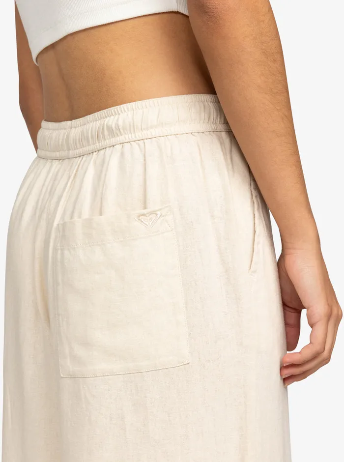 Roxy Pants and Jeans Lekeitio Break Mid Pants Tapioca 8211 Womens