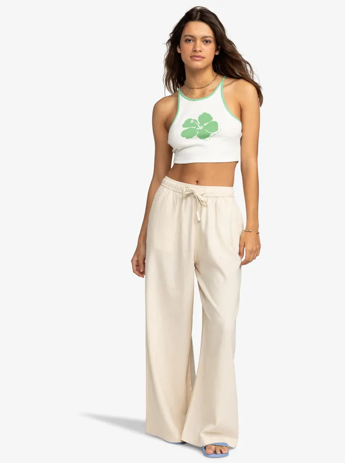 Roxy Pants and Jeans Lekeitio Break Mid Pants Tapioca 8211 Womens
