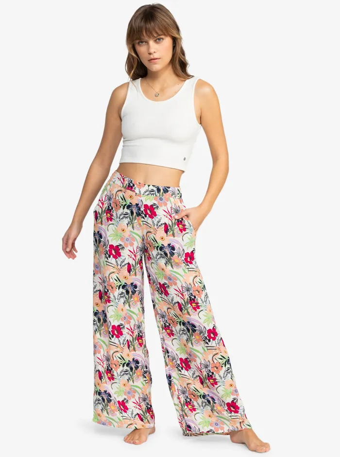 Roxy Pants and Jeans Midnight New Avenue Lightweight Pants Ash Rose Wallflower 8211 Womens