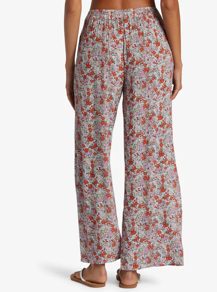 Roxy Pants and Jeans Midnight New Avenue Lightweight Pants Tiger Lily Autumn Ditsy 8211 Womens
