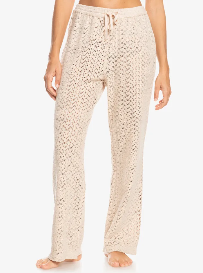 Roxy Pants and Jeans Mood Moving Beach Trousers Tapioca 8211 Womens