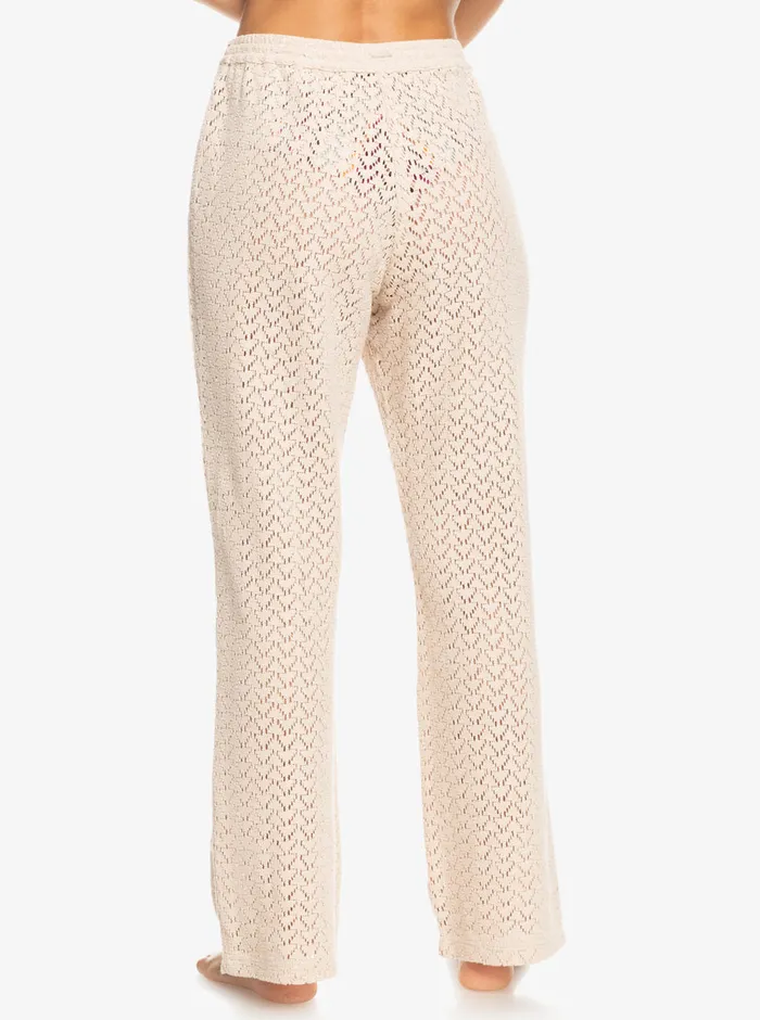 Roxy Pants and Jeans Mood Moving Beach Trousers Tapioca 8211 Womens