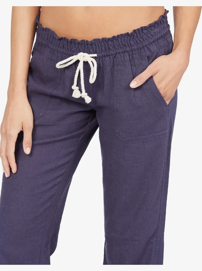 Roxy Pants and Jeans Oceanside Flared Pants Mood Indigo 8211 Womens