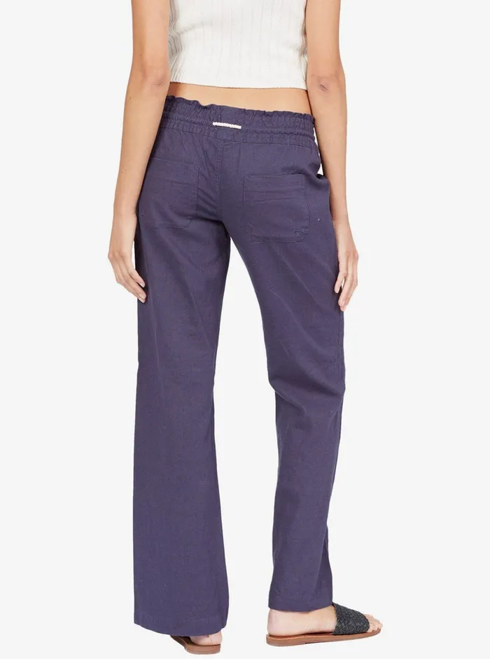 Roxy Pants and Jeans Oceanside Flared Pants Mood Indigo 8211 Womens