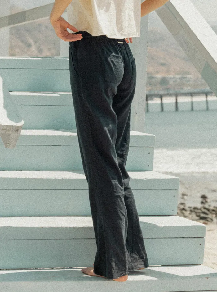 Roxy Pants and Jeans Oceanside Flared Pants True Black 8211 Womens