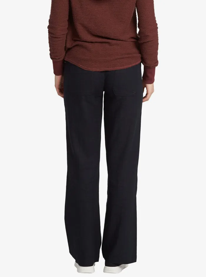 Roxy Pants and Jeans Oceanside Flared Pants True Black 8211 Womens