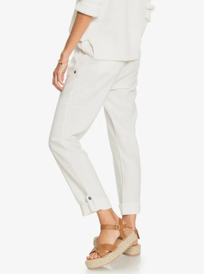 Roxy Pants and Jeans On The Seashore Cargo Pants Snow White 8211 Womens