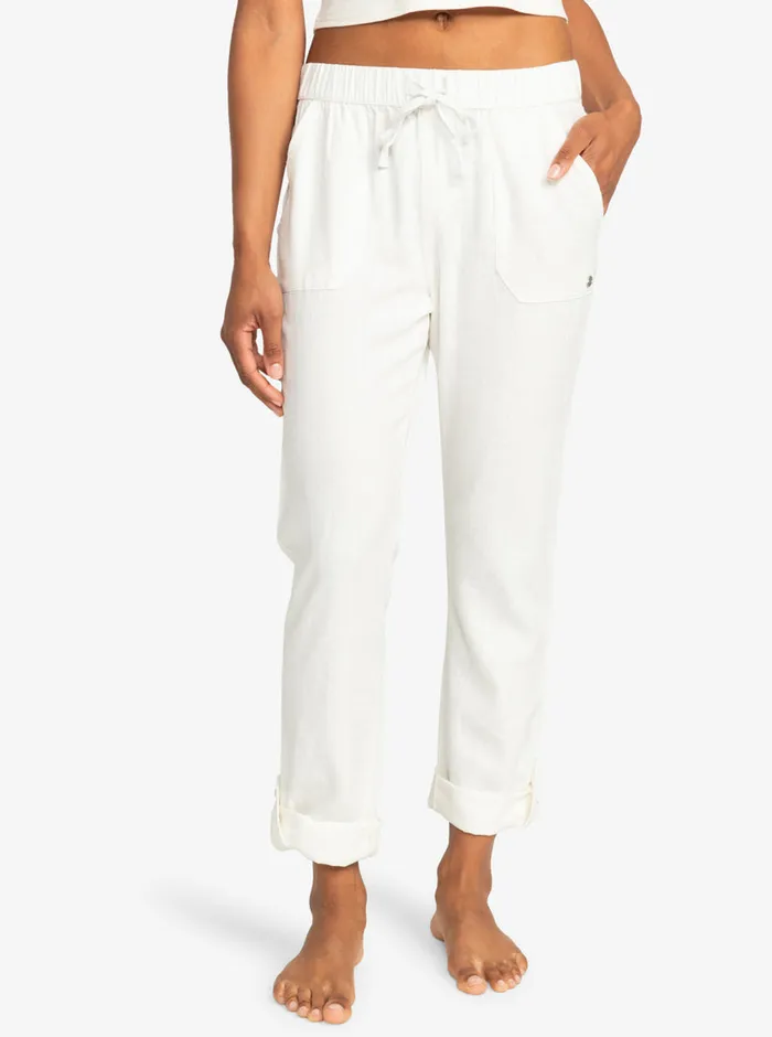 Roxy Pants and Jeans On The Seashore Cargo Pants Snow White 8211 Womens