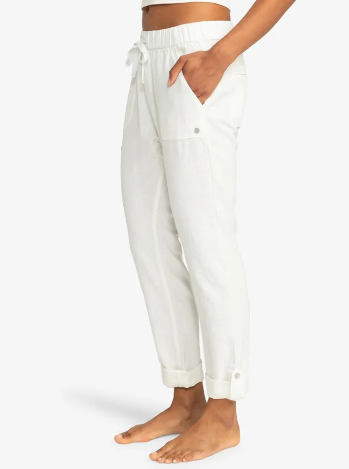Roxy Pants and Jeans On The Seashore Cargo Pants Snow White 8211 Womens