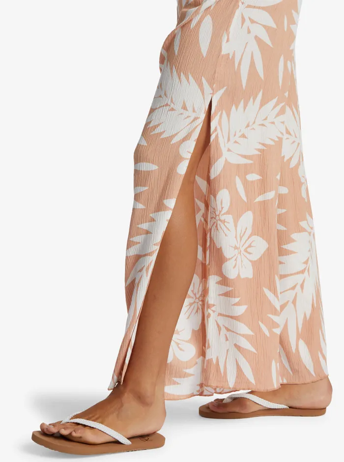 Roxy Pants and Jeans Tropical Rhythm Beach Pants Cafe Creme Palmeria 8211 Womens