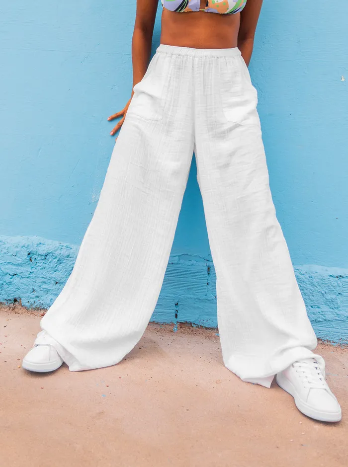 Roxy Pants and Jeans What A Vibe Pants Snow White 8211 Womens