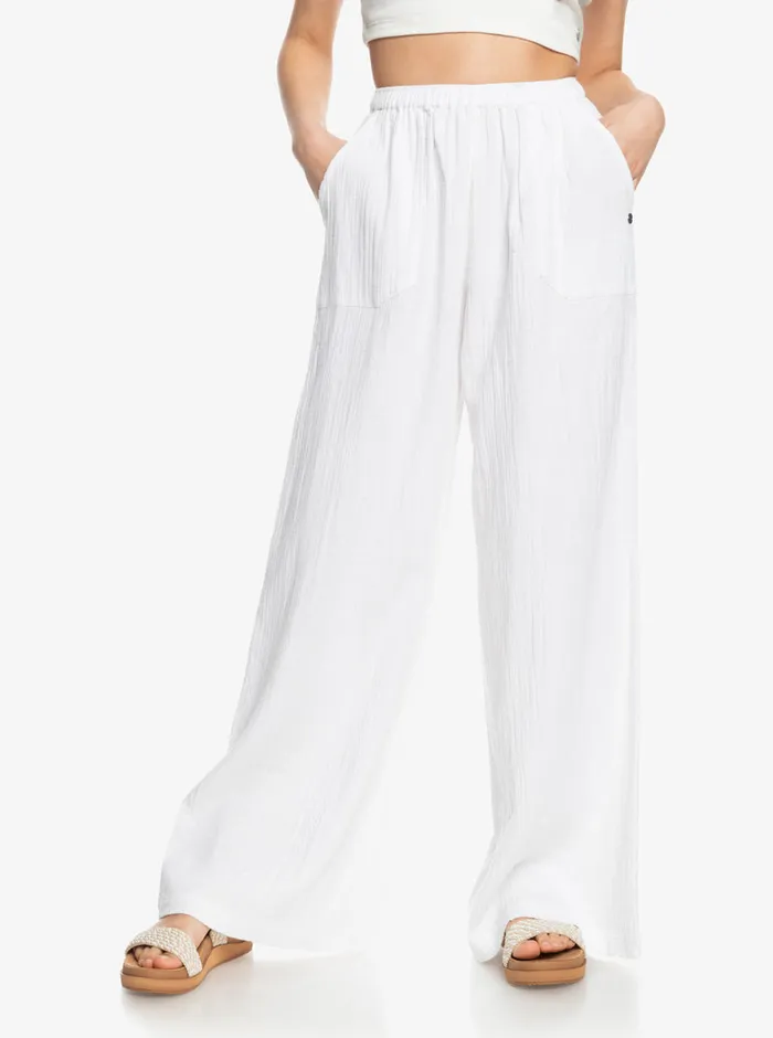 Roxy Pants and Jeans What A Vibe Pants Snow White 8211 Womens