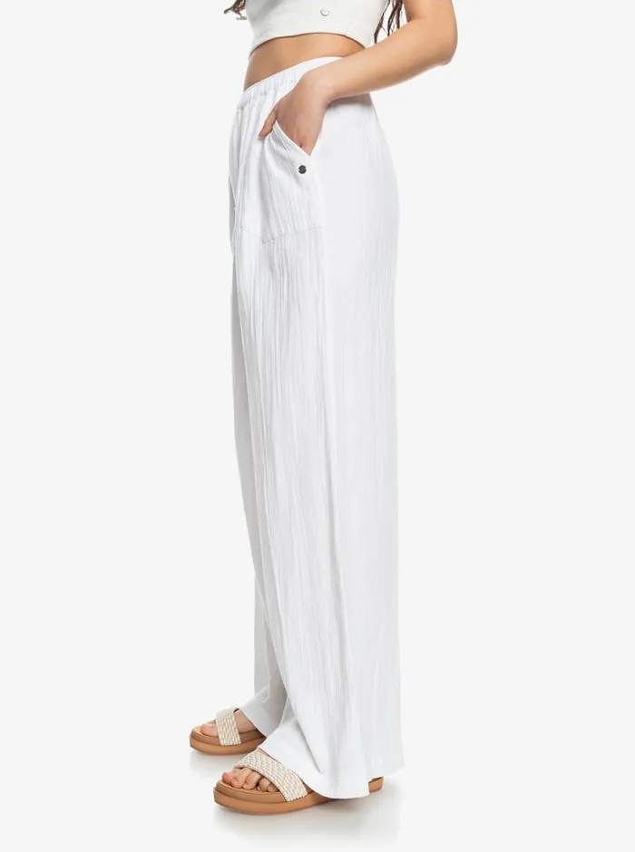 Roxy Pants and Jeans What A Vibe Pants Snow White 8211 Womens