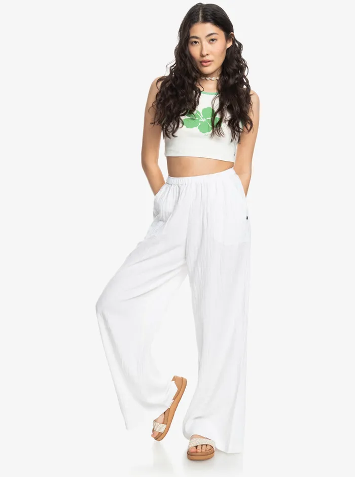 Roxy Pants and Jeans What A Vibe Pants Snow White 8211 Womens