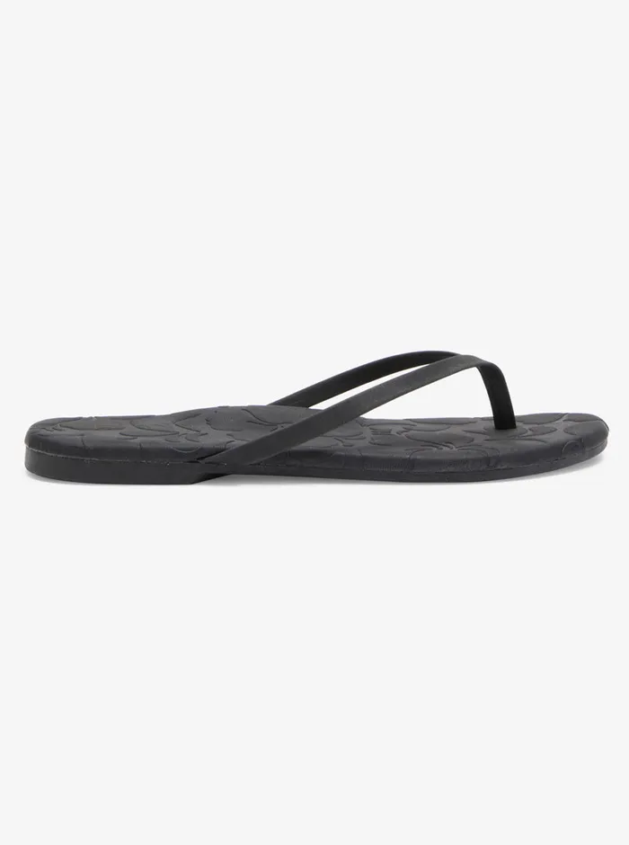 Roxy Sandals Gabbie FlipFlops Black 8211 Womens