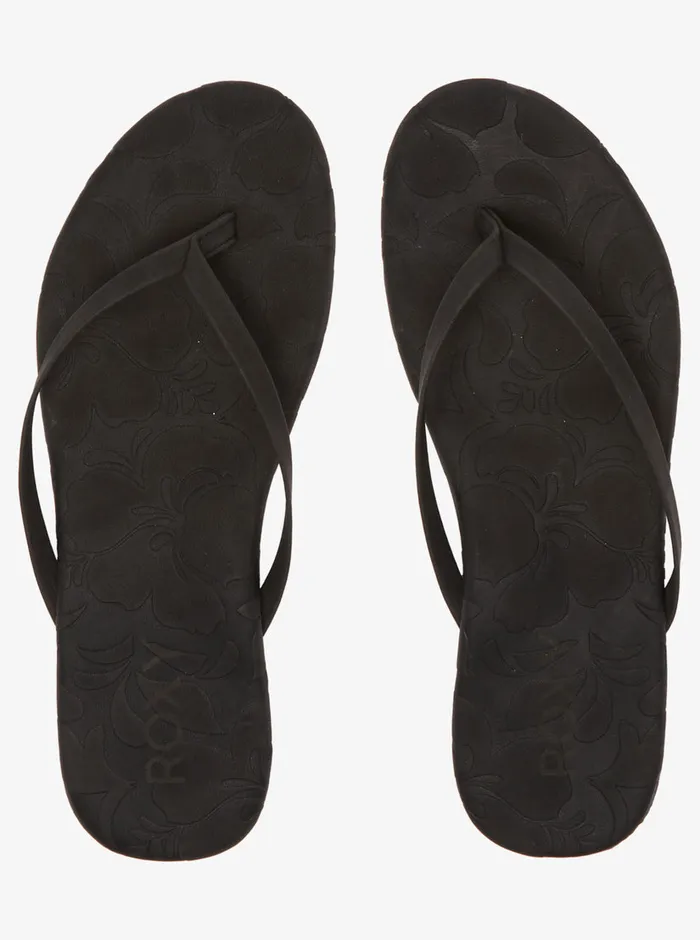 Roxy Sandals Gabbie FlipFlops Black 8211 Womens