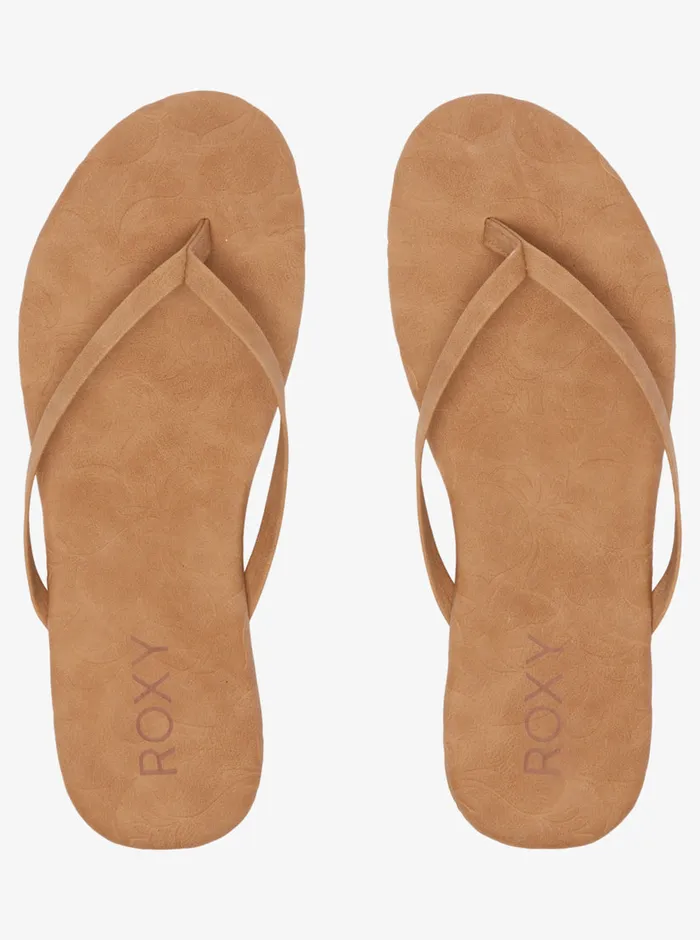 Roxy Sandals Gabbie FlipFlops Tan 8211 Womens