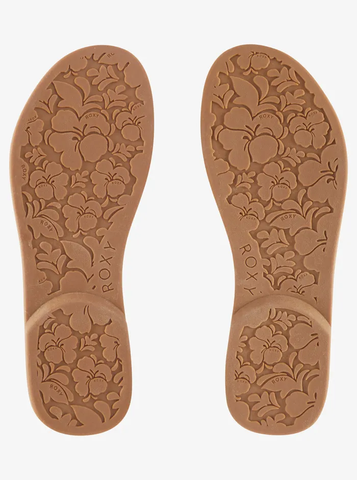Roxy Sandals Gabbie FlipFlops Tan 8211 Womens