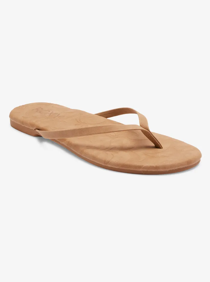 Roxy Sandals Gabbie FlipFlops Tan 8211 Womens