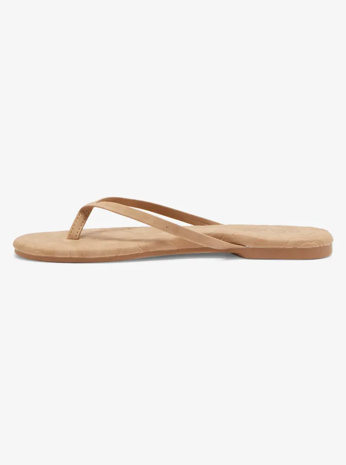 Roxy Sandals Gabbie FlipFlops Tan 8211 Womens