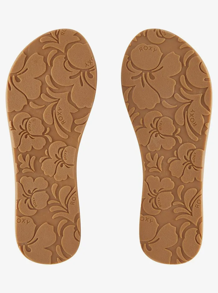 Roxy Sandals Jasmine FlipFlops Black 8211 Womens