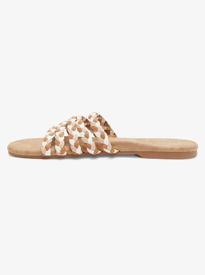 Roxy Sandals Olina Slide Sandals Browntan 8211 Womens
