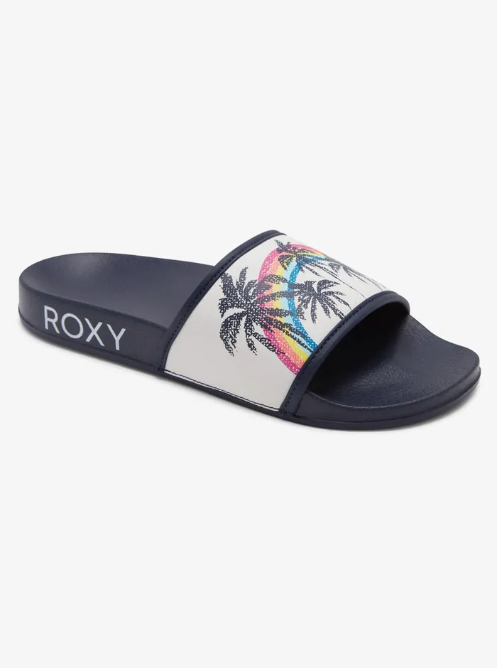 Roxy Sandals Slippy Sandals Blue Indigo 8211 Womens