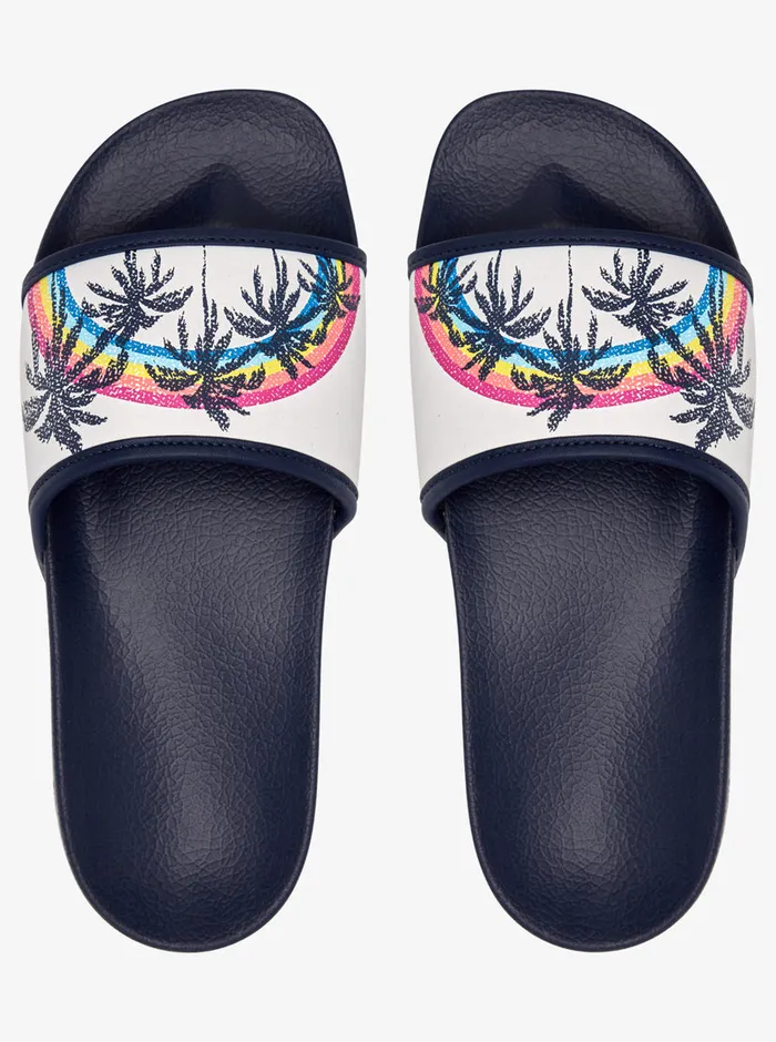 Roxy Sandals Slippy Sandals Blue Indigo 8211 Womens