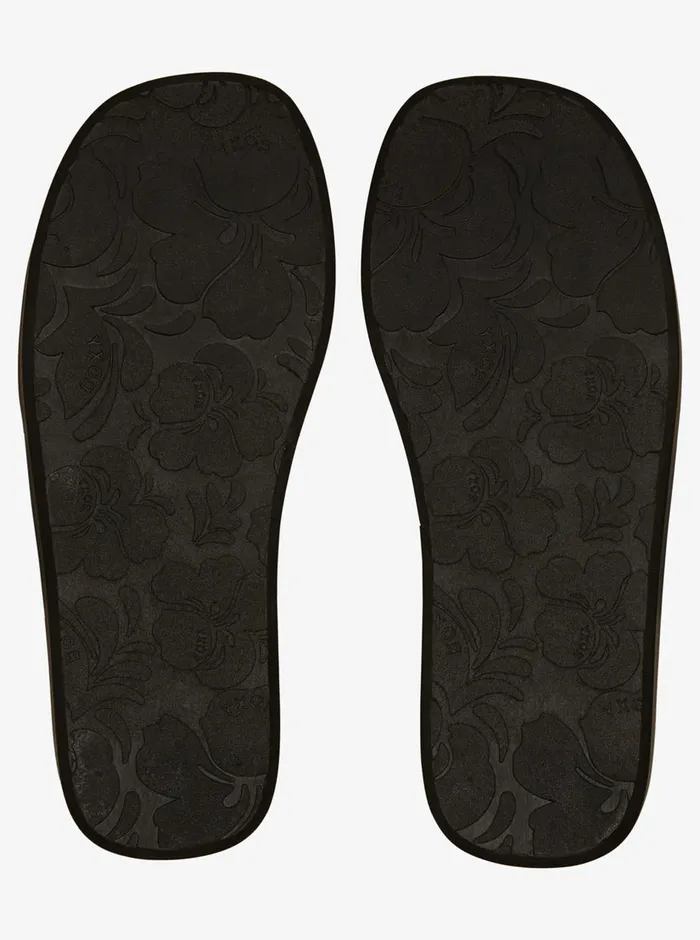 Roxy Sandals Totally Tubular Slide Sandals Black 8211 Womens