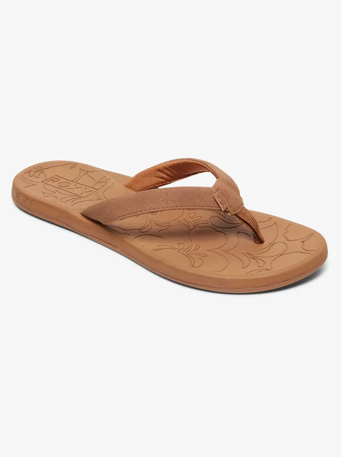 Roxy Sandals Vickie FlipFlops Tan 8211 Womens