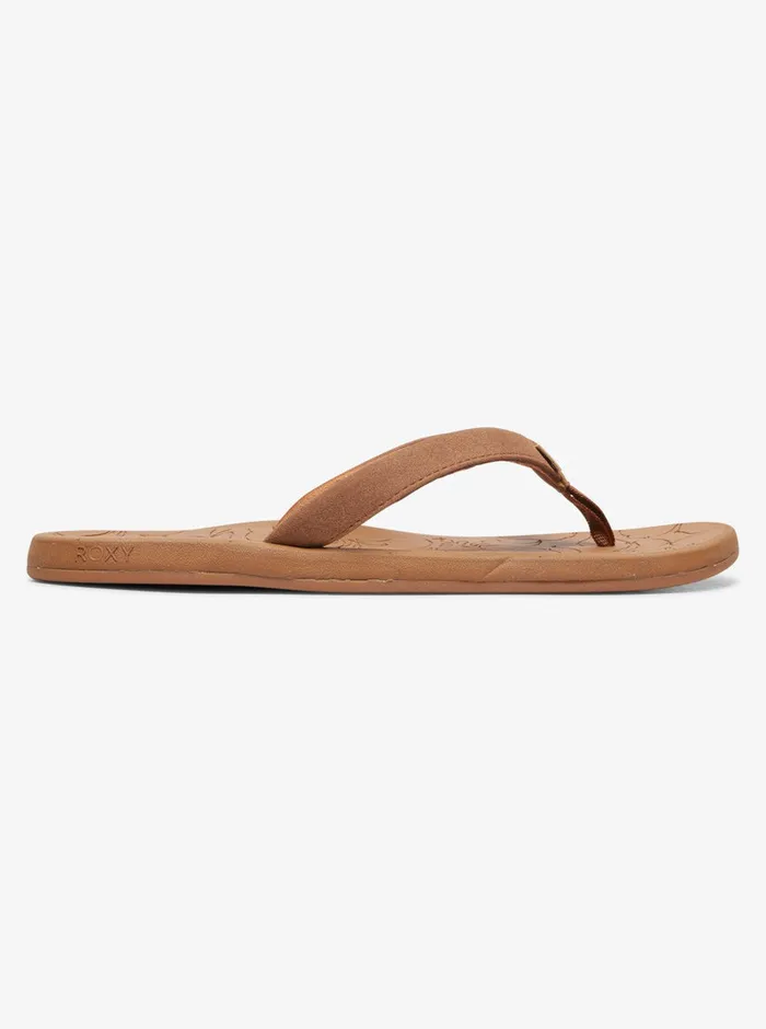 Roxy Sandals Vickie FlipFlops Tan 8211 Womens