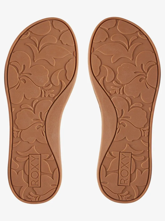 Roxy Sandals Vickie FlipFlops Tan 8211 Womens