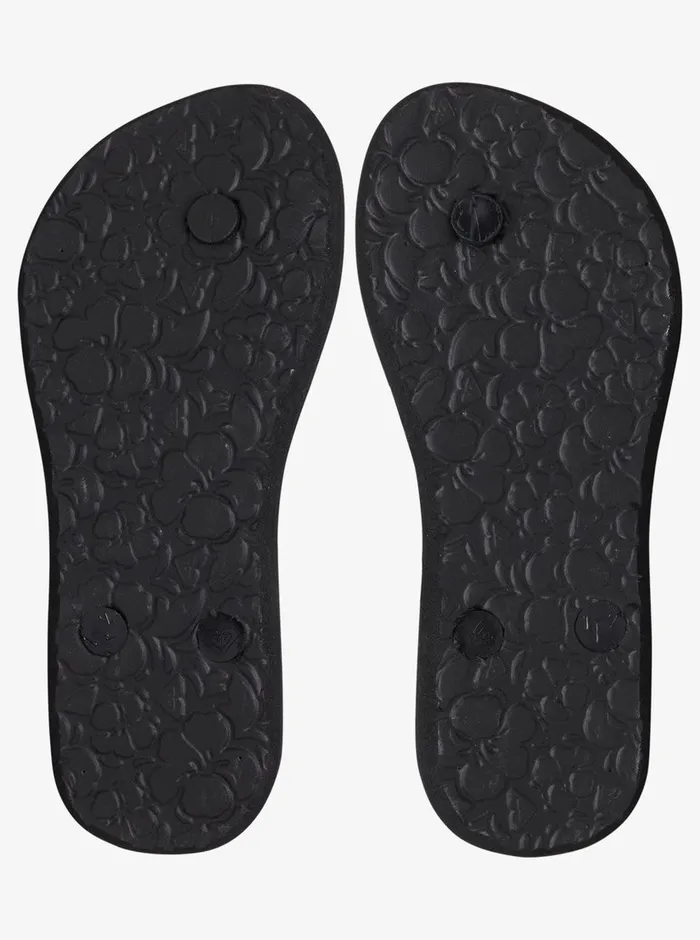 Roxy Shoes and Sandals 416 Antilles FlipFlops Black 8211 Girls