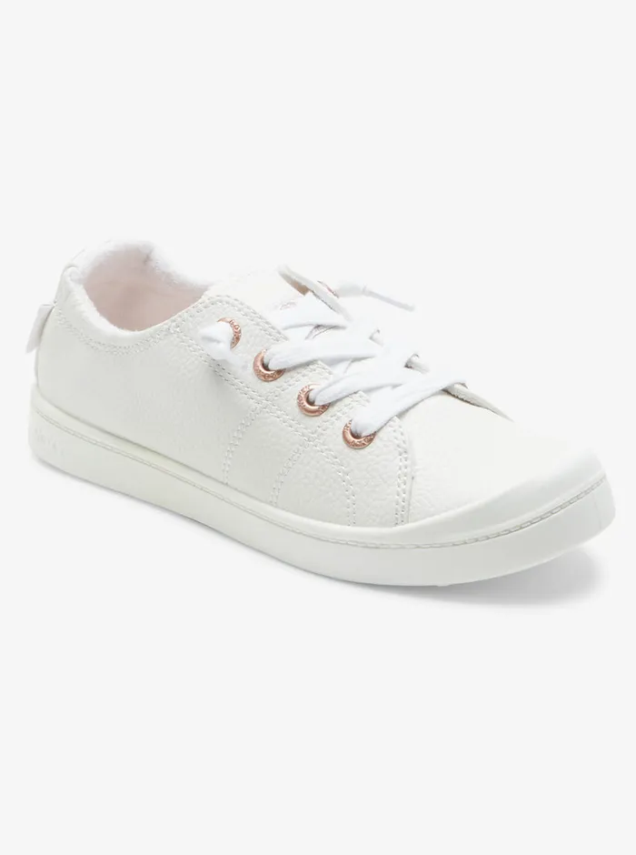 Roxy Shoes and Sandals 416 Bayshore Plus SlipOn Shoes White 8211 Girls