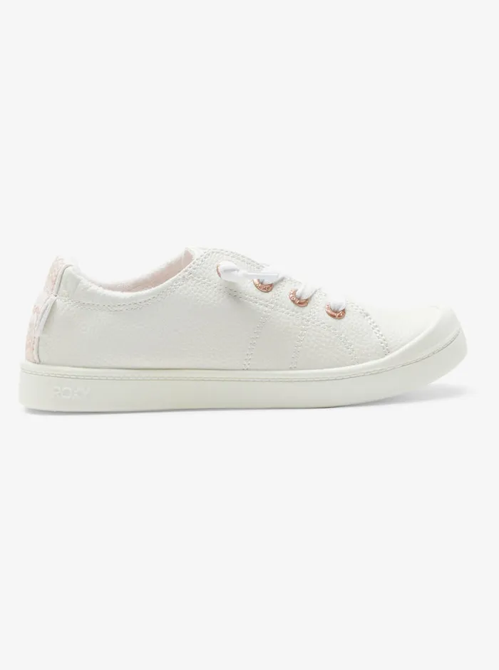 Roxy Shoes and Sandals 416 Bayshore Plus SlipOn Shoes White 8211 Girls