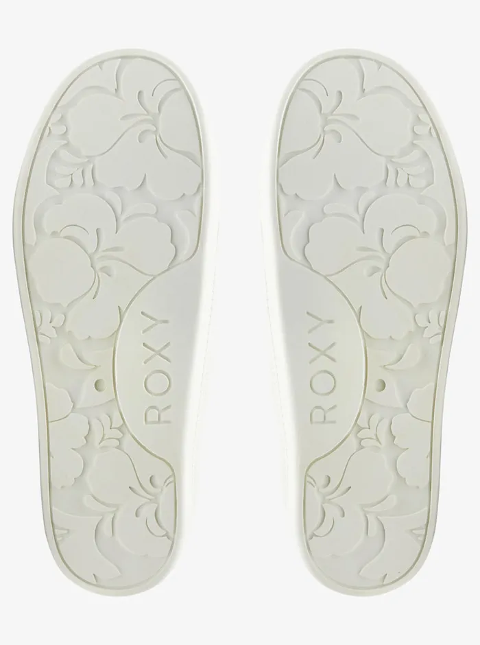 Roxy Shoes and Sandals 416 Bayshore Plus SlipOn Shoes White 8211 Girls