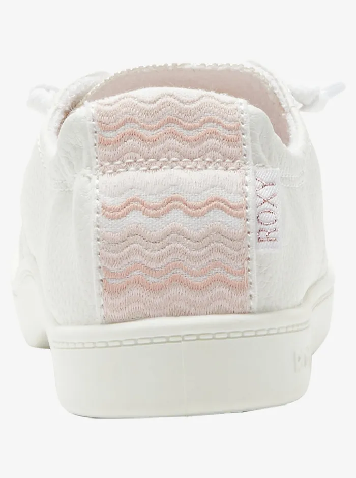 Roxy Shoes and Sandals 416 Bayshore Plus SlipOn Shoes White 8211 Girls