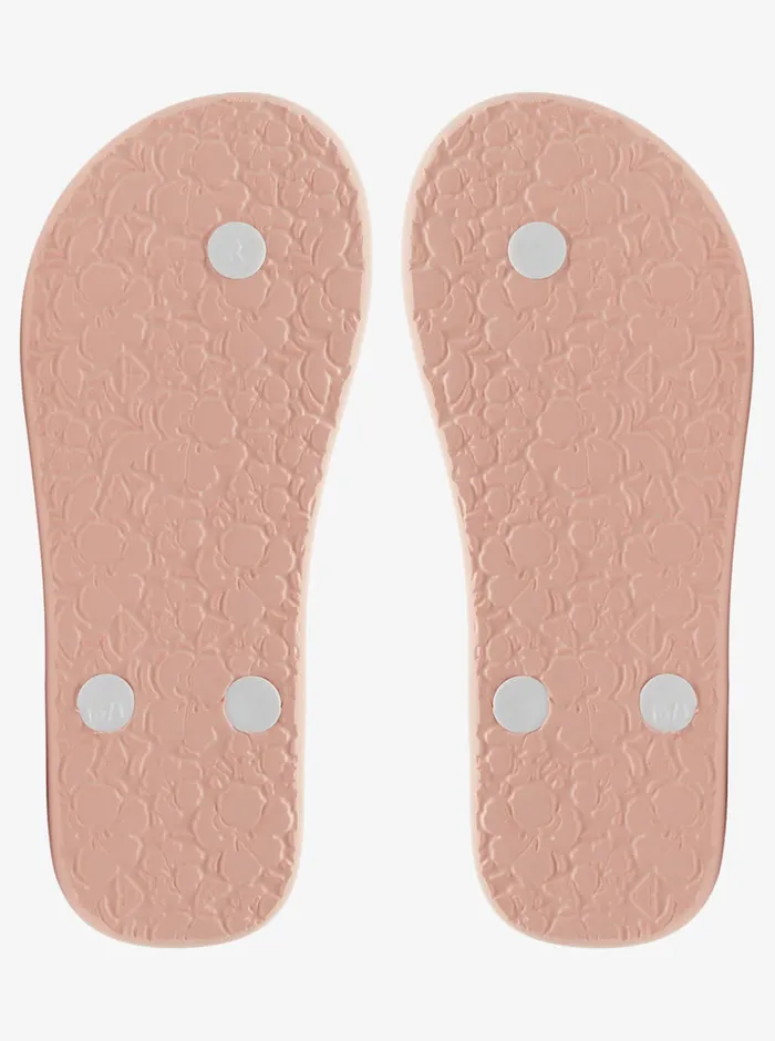 Roxy Shoes and Sandals 416 Pebbles Sandals Greenpink 8211 Girls