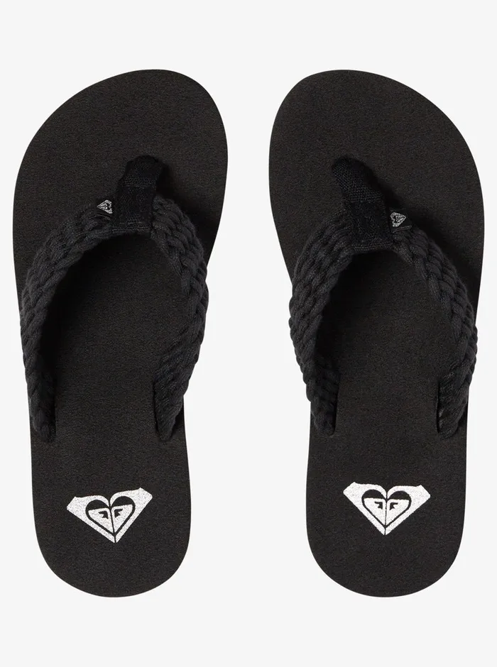 Roxy Shoes and Sandals 416 Porto Sandals Black 8211 Girls