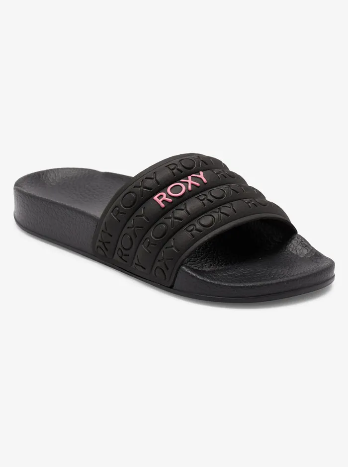 Roxy Shoes and Sandals 416 Slippy WaterFriendly Sandals Black 8211 Girls
