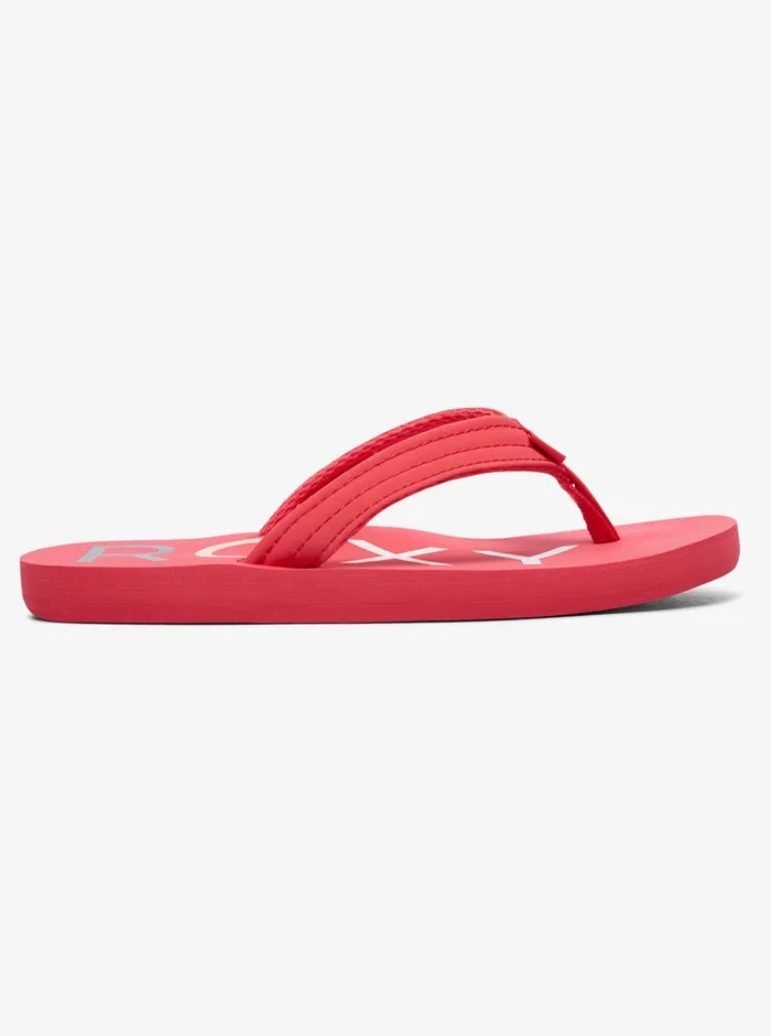 Roxy Shoes and Sandals 416 Vista FlipFlops Berry 8211 Girls