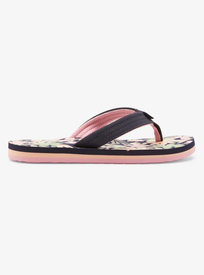 Roxy Shoes and Sandals 416 Vista Loreto FlipFlops Lt Navypink 8211 Girls