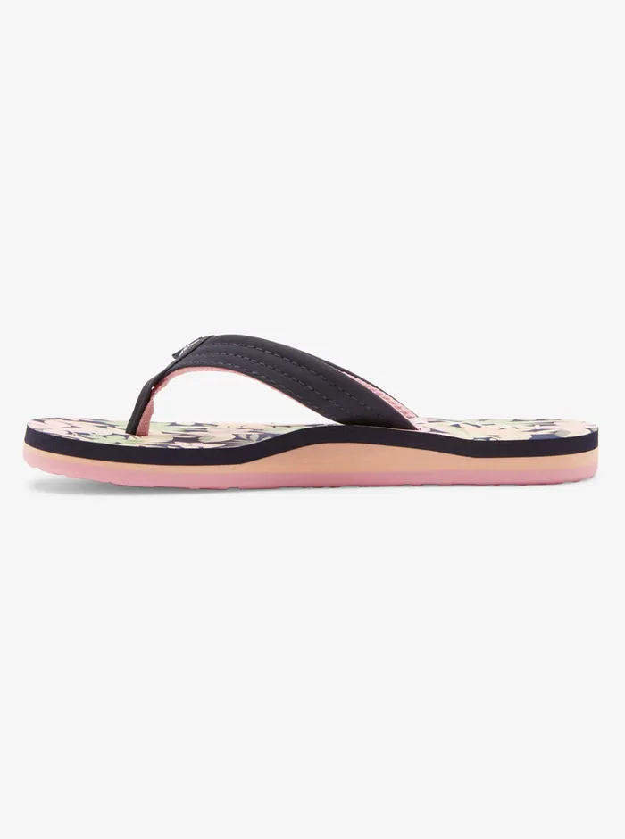 Roxy Shoes and Sandals 416 Vista Loreto FlipFlops Lt Navypink 8211 Girls